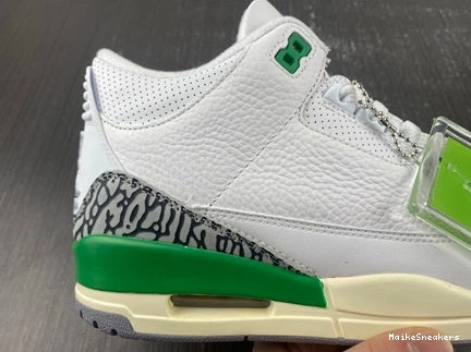 MaikeSneakers Retro 3 Fashionable 3829 Green Lucky CK9246- Jordan 1025